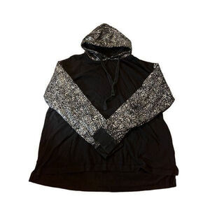 AHP Another Hype Piece Black and Silver Hoodie Size XL